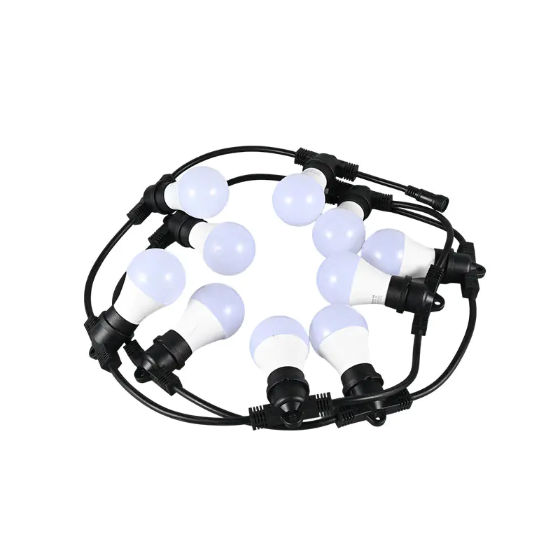 E27 Spiral RGB Infrared Remote Control Energy-Saving String Lights