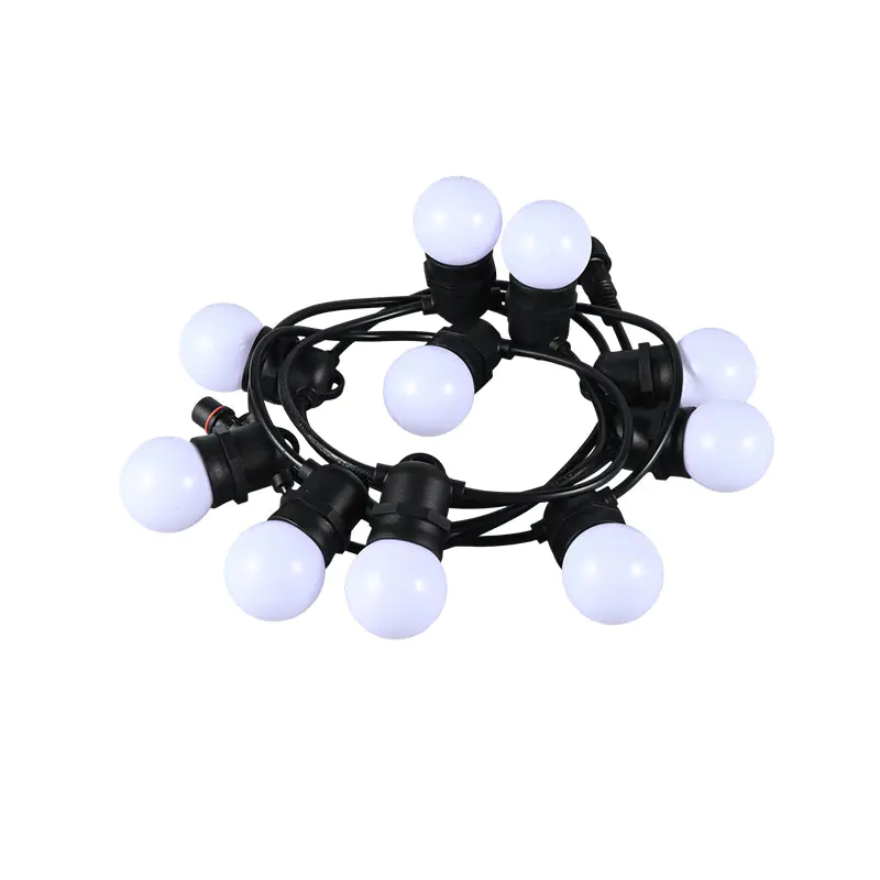 G45 Outdoor E27 White Light String Lights